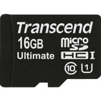 Transcend microSD 16GB Class 10 UHS-I Ultimate (SD адаптер) (TS16GUSDHC10U1)