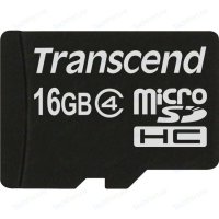   MicroSD 16Gb Transcend (TS16GUSDC4) Class 4 microSDHC
