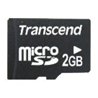 Карта памяти MicroSD 2Gb Transcend TS2GUSD + адаптер SD