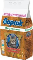 Защита от паразитов БАРСИК Натурал древесный наполнитель для кошачьего туалета 4,54 л [3.5 кг ]