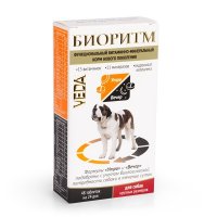 20 г Биоритм витамины для собак крупных пород 48 таб.