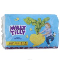 Milly Tilly Детские одноразовые пеленки, 60 см х 60 см, 5 шт
