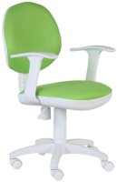 Кресло для офиса Бюрократ CH-W356AXSN/15-118 салатовый 15-118 колеса белый/салатовый (пластик белый)