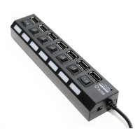 5bites HB27-203PBK, 7 x USB2.0,   ,     