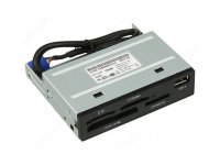 Sema (SFD-321F/S71UB Black)3.5" Internal USB2.0 CF/MD/MMC/SD/microSD/MS(/Pro/Duo)Card Reader/Writer+