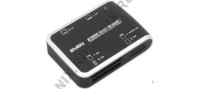 SVEN (AC-115 Black-Silver) USB2.0 CF/MMC/SD/microSD/xD/MS(/M2) Card Reader/Writer