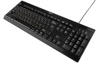 Клавиатура Gembird KB-8351U-BL, черный, USB, 104 клавиши