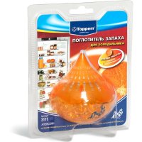 TOPPERR 3111 Поглотитель запаха для холодильника гелевый (Апельсин)