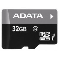   ADATA Premier (AUSDH32GUICL10-RA1) microSDHC Memory Card 32Gb UHS-I U1 + microSD--)SD A