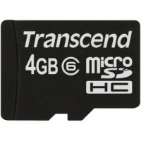   MicroSD 4Gb Transcend TS4GUSDC6 Class 6