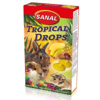 0.061 кг SANAL Дропсы для грызунов Tropical Drops (тропические) 45 г