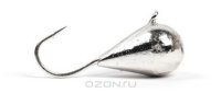 Мормышка вольфрамовая Asseri "Капля" с ушком, 5 шт. 0,36 г. CK3 -Ag+