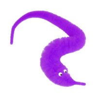 Веселый Червячок-шустрик Purple