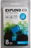  USB Flash Drive 8Gb - Exployd 550 mini Blue EX008GB550-mini-Bl