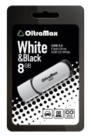  USB Flash Drive 8Gb - OltraMax 20 White OM008GB20-W