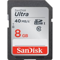   Micro SDHC 8Gb Class 10 Sandisk Ultra SDSDQUIN-008G-G4 +  SD