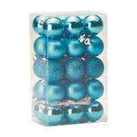 Набор пластиковых шаров 30 шт (Голубой)
