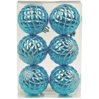 Набор пластиковых шаров 6 шт (Синий)