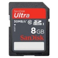   Sandisk Ultra SDHC Class 10 UHS-I 30MB/s 8GB (SDSDU-008G-U46)
