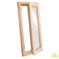Окно деревянное 580x580 мм, однокамерный стеклопакет