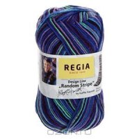   Regia Design Line "Random Stripe", : Delphinium color / , , ,