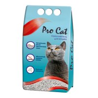 0 кг Наполнитель для кошачьего туалета PRO CAT Regular комкующийся экстра белой глины 10 кг