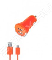    2 USB 2,1  + - microUSB (Deppa Ultra Colors 11269) (