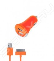    2 USB 2.1  + - 30-pin  Apple (Deppa Ultra Colors 112