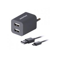   SmartBuy Traveler Combo 2xUSB + MicroUSB 2  SBP-2950 Grey