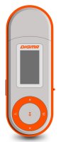 MP3- Digma U1 - 4Gb Grey-Red