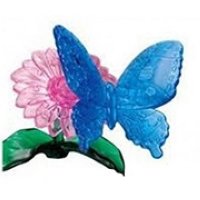Crystal Puzzle 90122 Бабочка голубая
