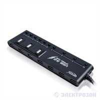  USB Ginzzu GR-380UAB 10   6xUSB2.0 + 4xUSB3.0   