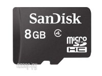   Micro SDHC 8Gb Class 4 Sandisk SDSDQM-008G-B35  