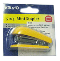 5103YELL Мини-степлер N 10.,желтый,KW-trio.