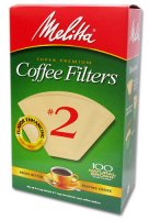Фильтры бумажные Melitta для заваривания кофе 1 х 2/40 шт.,белые (0100001)