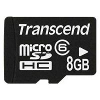   microSDHC 8 Class6 Transcend TS8GUSDC6 No box&adapter