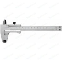 Металлический штангенциркуль тип 1 класс точности 2 150 мм шаг 0.1 мм Зубр 3445-150