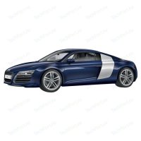  Schuco 1:43 Audi R8 Coupe, blue 450750200