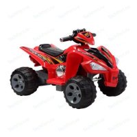 Квадроцикл красный 25W*2, 12V/7Ah Пламенный мотор 86084