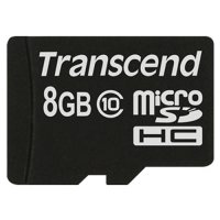 8Gb microSDHC Transcend (TS8GUSDC10), Class 10, без адаптера, RTL