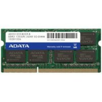   SO-DIMM DDR-III A-DATA 2Gb 1333Mhz PC-10600 (AD3S1333B2G9-B)