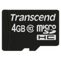   Micro SDHC 4Gb Class 10 Transcend TS4GUSDC10