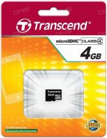   microSDHC 4Gb class4 No Box & Adapter Transcend (TS4GUSDC4)