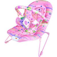 Кресло-шезлонг "Розовый дельфин" режим вибрации/игрушки BR90001P