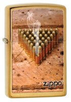  ZIPPO Bullets,    Brushed Brass, , , 36  12x56 