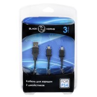    SONY PS4 Black Horns   EXEQ micro USB, 3 