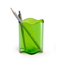 Подставка для ручек и карандашей TREND, прозрачная светло-зеленая, пластик, Durable