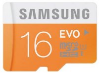   Micro SecureDigital Micro SecureDigital 16Gb SDHC Samsung Evo class10 (MB-MP16DARU) + 