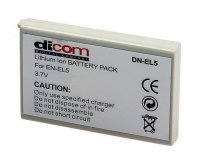 Dicom DN-EL5  Nikon EN-EL5,  Lion