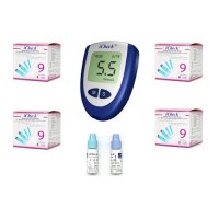 Глюкометр Diamedical iCheck + 4 упаковки тест полосок